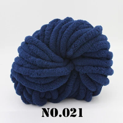 Thick Chenille Chunky Yarn Super Soft Bulky Knitting Wool Roving Crocheting DIY - Image 1 of 4