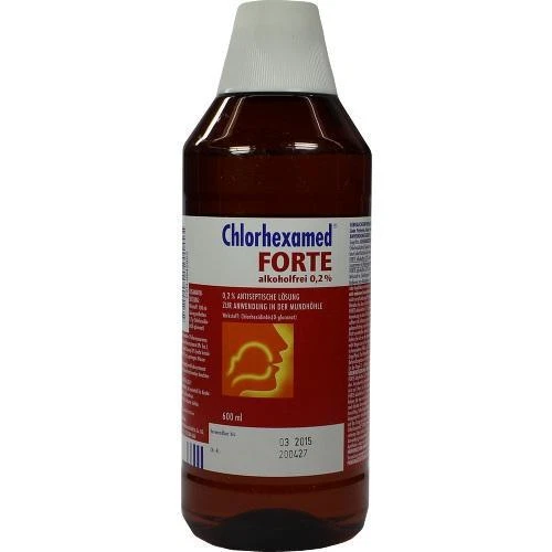 GLAXOSMITHKLINE CONSUMER HEALTHCARE CHLORHEXAMED FORTE alkoholfrei 0,2% 600 ml PZN 9642869
