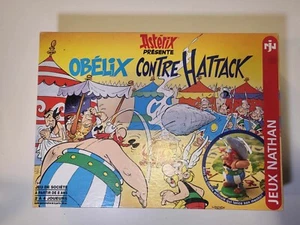 Anicen Gioco Da Tavolo Nathan 1996 Astérix Presenta Obélix Contro HATTACK - Picture 1 of 4