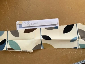 Stoffrest Patchwork Nähen Bastelmaterial Prestigeträchtig Evergreen 65x9cm - Bild 1 von 1