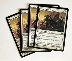 Nacatl Hunt-Pride (4) Conflux NM MTG Magic the Gathering - Picture 1 of 1