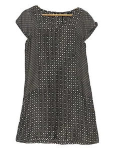 JEANSWEST BNWT 100% Silk Panelled Silk Shift Dress Black RRP$119 Size 8 - Picture 1 of 6