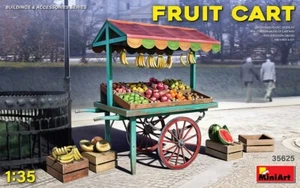 Miniart 35625 - 1/35 Fruit cart and Boxes with bananas apples and other fruits - Imagen 1 de 8