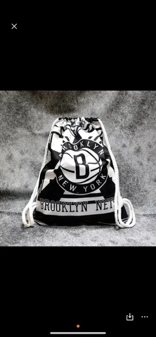 Brooklyn Nets drawstring basketball bag/arm Sleeve /keychain Combo Cover