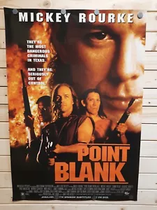 Point Blank Original SS 27x40 Filmplakat RAR (1998) Mickey Rourke - gerollt - Bild 1 von 7