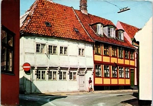Old Houses on Strandgade Street, Helsingor, Denmark Postcard - Picture 1 of 2