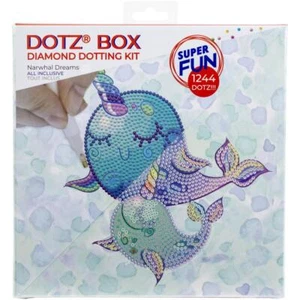 Kit de caja artesanal para niños Diamond Dotz Narwhal Dreams Diamond - Imagen 1 de 3