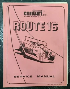 Centuri Route 16 Service Manual - Picture 1 of 1