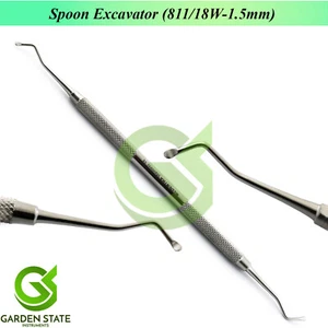Periodontal Dental 1.5mm Spoon Excavator Tooth Cavity Restoration Instruments - Picture 1 of 1