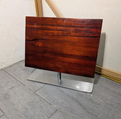 Mercer Culinary Magnetic Knife Board on Stand 14" x 10" Wood & Stainless Steel - Image 1 of 4