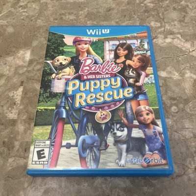 Barbie & Her Sisters Puppy Rescue (Nintendo Wii U, 2015) Complete CIB - Image 1 of 4