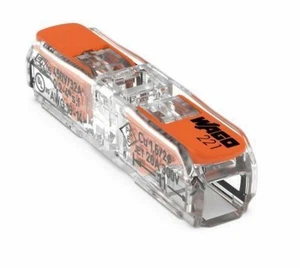 100x WAGO Terminals Series Splicing Connectors 221-2411 INLINE 2x0.2-4mm² - Picture 1 of 2