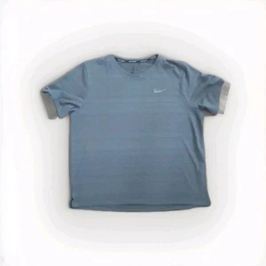 Nike Gris Camisa para Correr Dri Fit Para Hombre Top Grande Camiseta Usada Gris Camiseta Hombres - Imagen 1 de 3