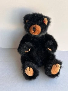 TY BEAR 1993 PELUCHE ANIMALE GIOCATTOLO NERO Vintage - Foto 1 di 5