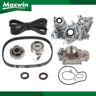 Timing Belt Kit Oil Water Pump Fit 1992-1996 Honda Prelude 2.3L 16V DOHC - Image 1 of 4