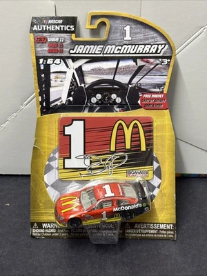 Jamie McMurray #1 McDonald’s NASCAR Authentics 2017 Wave 11 1/64 NEW Rare - Image 1 of 4