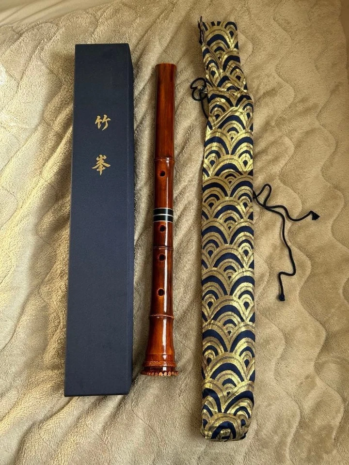 Flauta Tradicional Japonesa Shakuhachi Hecha Música del Mundo Japón NUEVA Foto 1 de 4