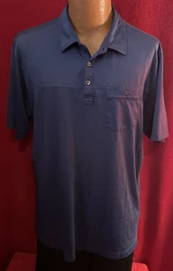 TRAVIS MATHEW Gunmetal Blue SS Polo Golf Shirt Größe M - Bild 1 von 5