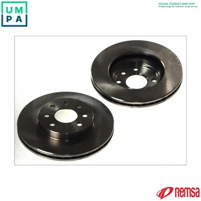 2x BRAKE DISC 61014.20 FOR PEUGEOT 2008/SUV 207/207+ 208 307/SW/Break/CC 1.2L - Image 1 of 4
