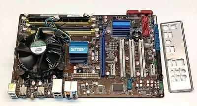 ASUS P5Q SE/R REV. 1.00G SCHEDA MADRE, CPU INTEL CORE2 DUO 3GHZ, RAM 2GB, #10 - Immagine 1 di 4