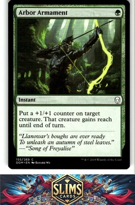 Magic the Gathering MTG Dominaria Arbor Armament #155 Buy 2 Get 1 - Image 1 of 2