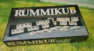 Vintage 1980 NEW SEALED Original Rummikub Fast Moving Rummy Tile Game Pressman - Image 1 of 4