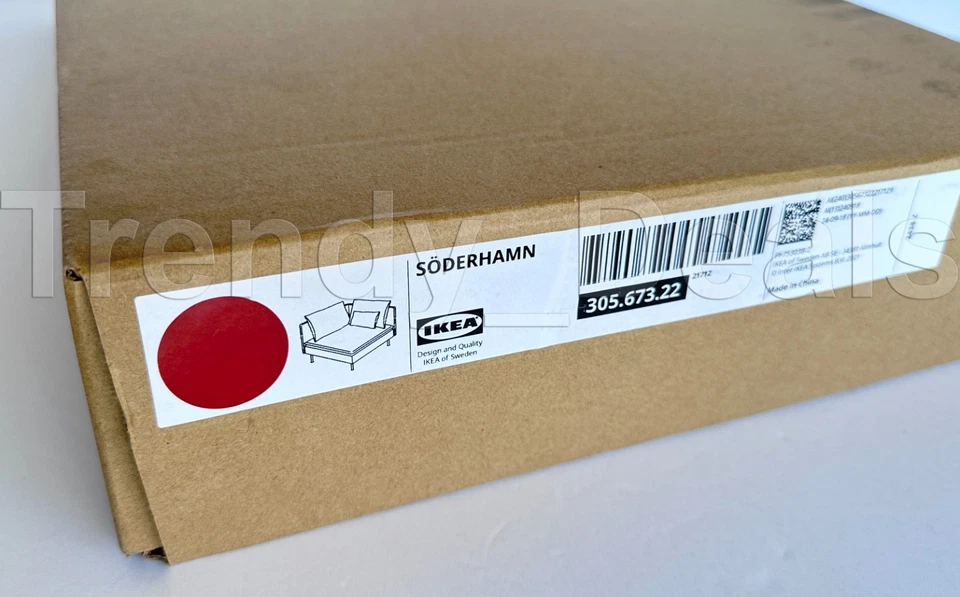 Ikea SODERHAMN Cover for Corner Section Tonerud red 305.673.22 -