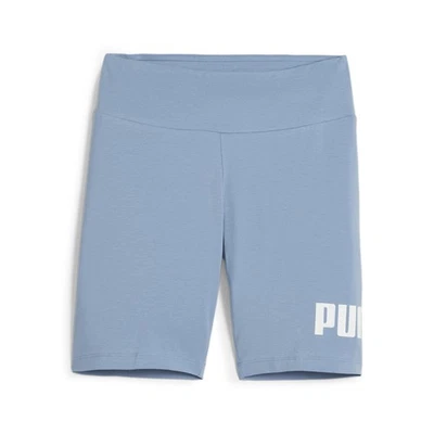 Pantalones Cortos Deportivos Informales PUMA Essentials Logo 7 Pulgadas para Mujer Talla S 8 Foto 1 de 2