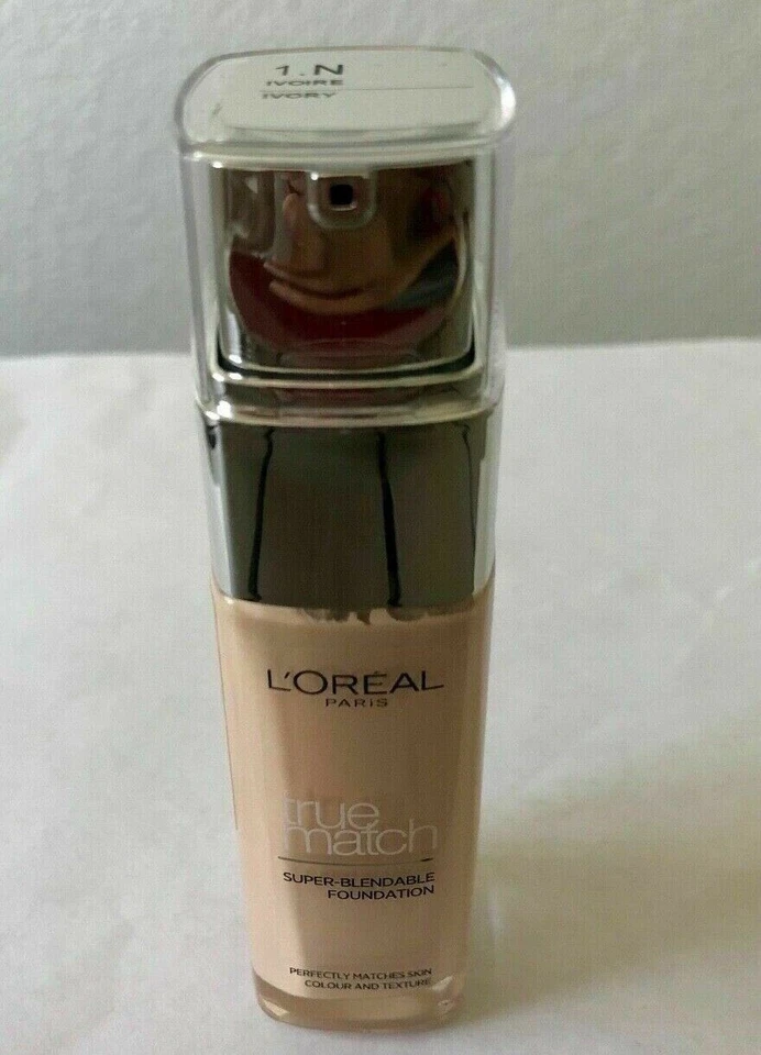 Loreal True Match Foundation Grundierung, 30ml - 1.N Ivory - Bild 1 von 1