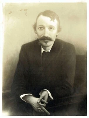 FOTO RARA DE ROBERT LOUIS STEVENSON * HENRY WALTER BARNETT 1890 * por ARTISTA W.BARR Foto 1 de 3