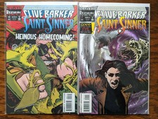 💎 Saint Sinner #1 2 *TWO ISSUE LOT* (Marvel 1993) Clive Barker Razorline 💎