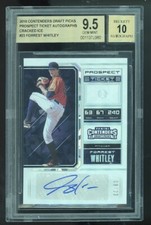2018 Panini Contenders Draft Picks Forrest Whitley Auto BGS 9.5 CRACKED ICE /23