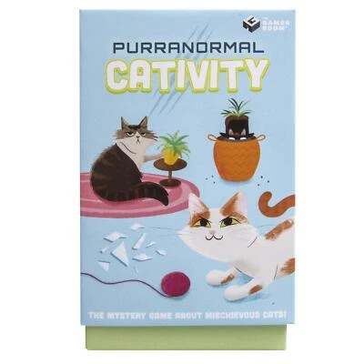 FIZZ CREATIONS Purranormal Cativity Mystery Game for Family and Friends. Cat Lover Games