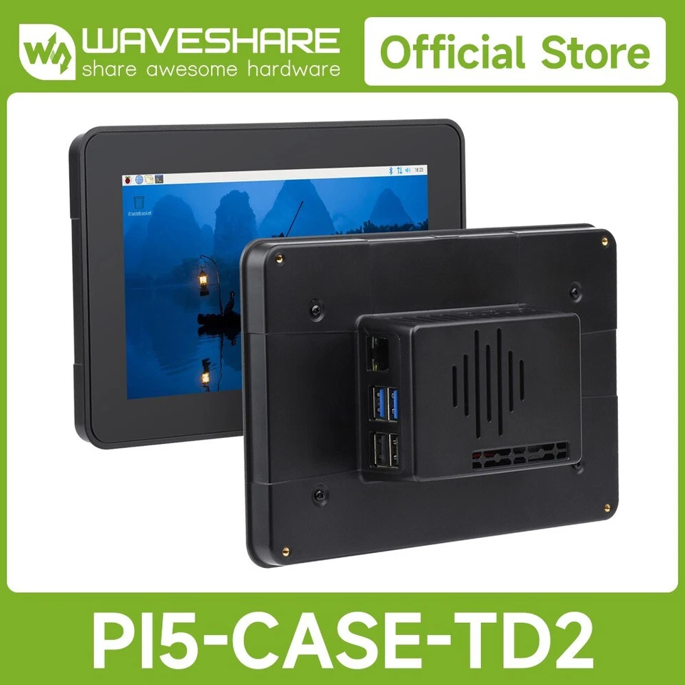 Waveshare Protective Case For Raspberry Pi 7inch Touch Display 2 Raspberry Pi 5 - image 1 of 4
