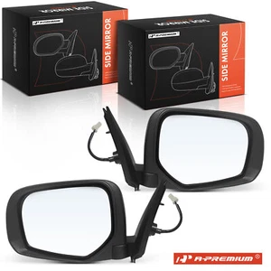 2x Chrome w/ Indicator Powered Door Mirror for Mitsubishi Triton MQ MR 2015-2018 - Picture 1 of 12