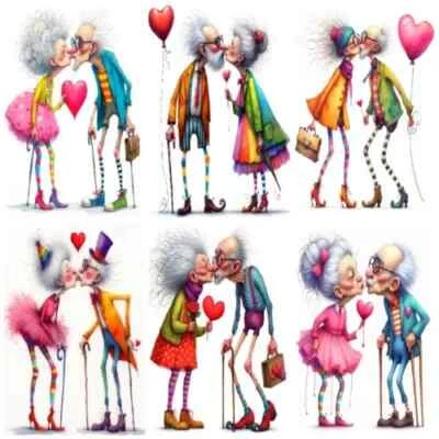 DAZZLING ACE DESIGNS NEVER TO OLD TO LOVE PECULIAR Tarjetería Tarjetas Toppers Álbum de Recortes Etiquetas Papel Artesanía