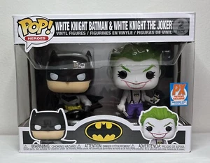 Funko POP! Heroes PX SDCC 2021 Exclusive White Knight Batman & Joker 2-Pack +PP - Picture 1 of 6