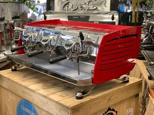 VICTORIA ARDUINO BLACK EAGLE VOLUMETRIC 3 GROUP ESPRESSO COFFEE MACHINE RED - Picture 1 of 13