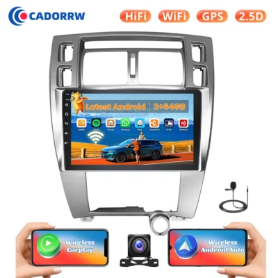 2+64GB  Android 13 Car Stereo Radio GPS Carplay For Hyundai Tucson 2006-2013 - Image 1 of 4