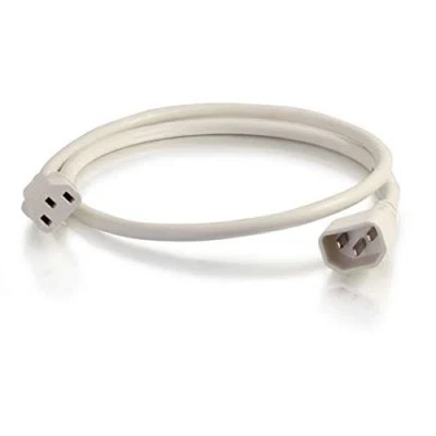 C2G/Cables to Go 17497 18 AWG C14-C13 Power Cord, White 4 Feet, 1.21 Meters New - Image 1 of 4