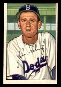 1952 Bowman #224 Johnny Schmitz EX-MT - Picture 1 of 2