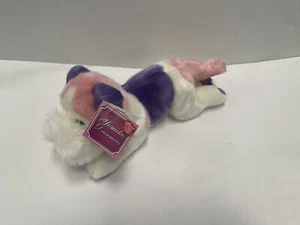Russ Plush Yomiko Dreamers 12 inch Pink & Purple Fox Terrier Dog Plush - Picture 1 of 3
