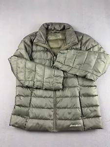 Eddie Bauer Jacket Men's M Green EB650 Puffer Down Insulated Outdoors Gorpcore - Picture 1 of 14