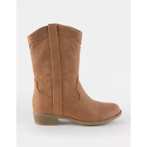 DV by Dolce Vita Lorde Cowboy Boots, Tan, Size 4 - Picture 1 of 11