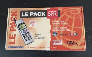 RARE COFFRET NEUF gsm panasonic G520 BLEU TELEPHONE PORTABLE VINTAGE 1999 - Photo 1 sur 12