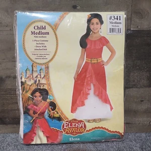 Disney Elena of Avalor Costume Dress Up with attached Belt Child Size Medium - Picture 1 of 12