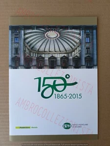 Folder Francobolli "150° Anniversario BMI Banca di Milano" - Completo MNH** - Foto 1 di 2