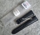 Genuine OEM Omega Railmaster XXL 24/18mm Black Matte Leather Watch Strap Band 