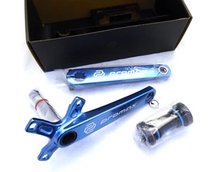 Promax CF-2 Crankset 170mm, 24mm Spindle, 2-Piece, 68mm English BB Includ, Blue - Picture 1 of 3