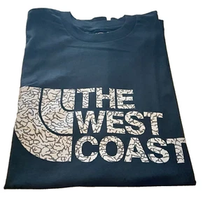 West Coast Active Wear Cobblestone WC Black Graphic Men’s T-Shirt 3XL - Picture 1 of 15